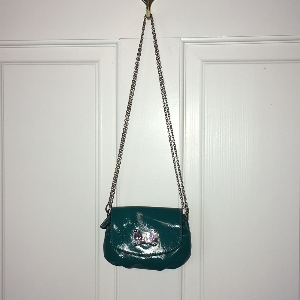 Turquoise Leather Purse